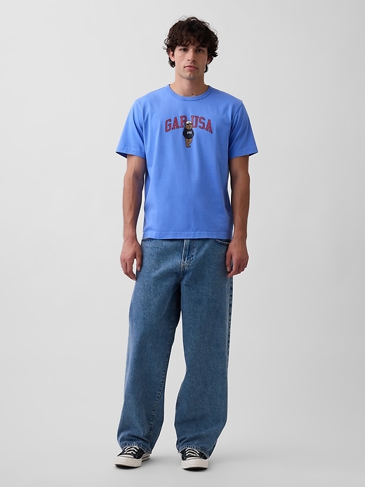Image number 2 showing, Relaxed Branan Bear Logo T-Shirt