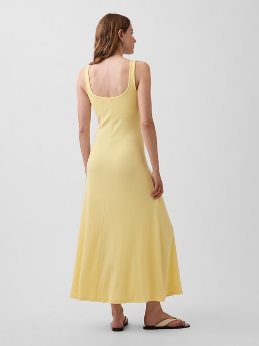 Image number 2 showing, Modern Rib Square-Neck Maxi Dress