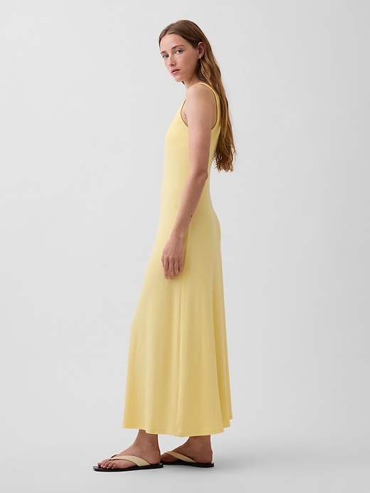 Image number 3 showing, Modern Rib Square-Neck Maxi Dress