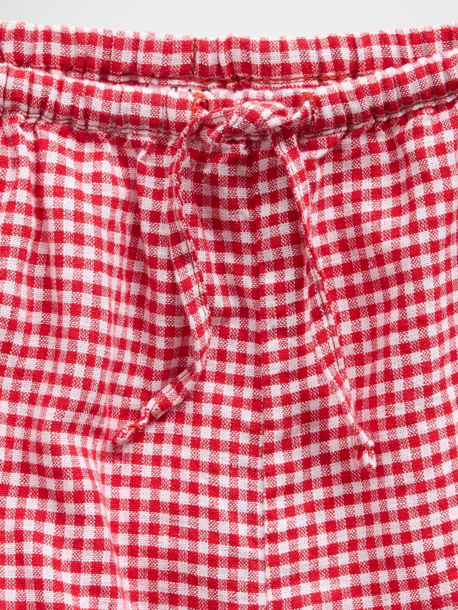 Kids Linen-Cotton Gingham Easy Shorts