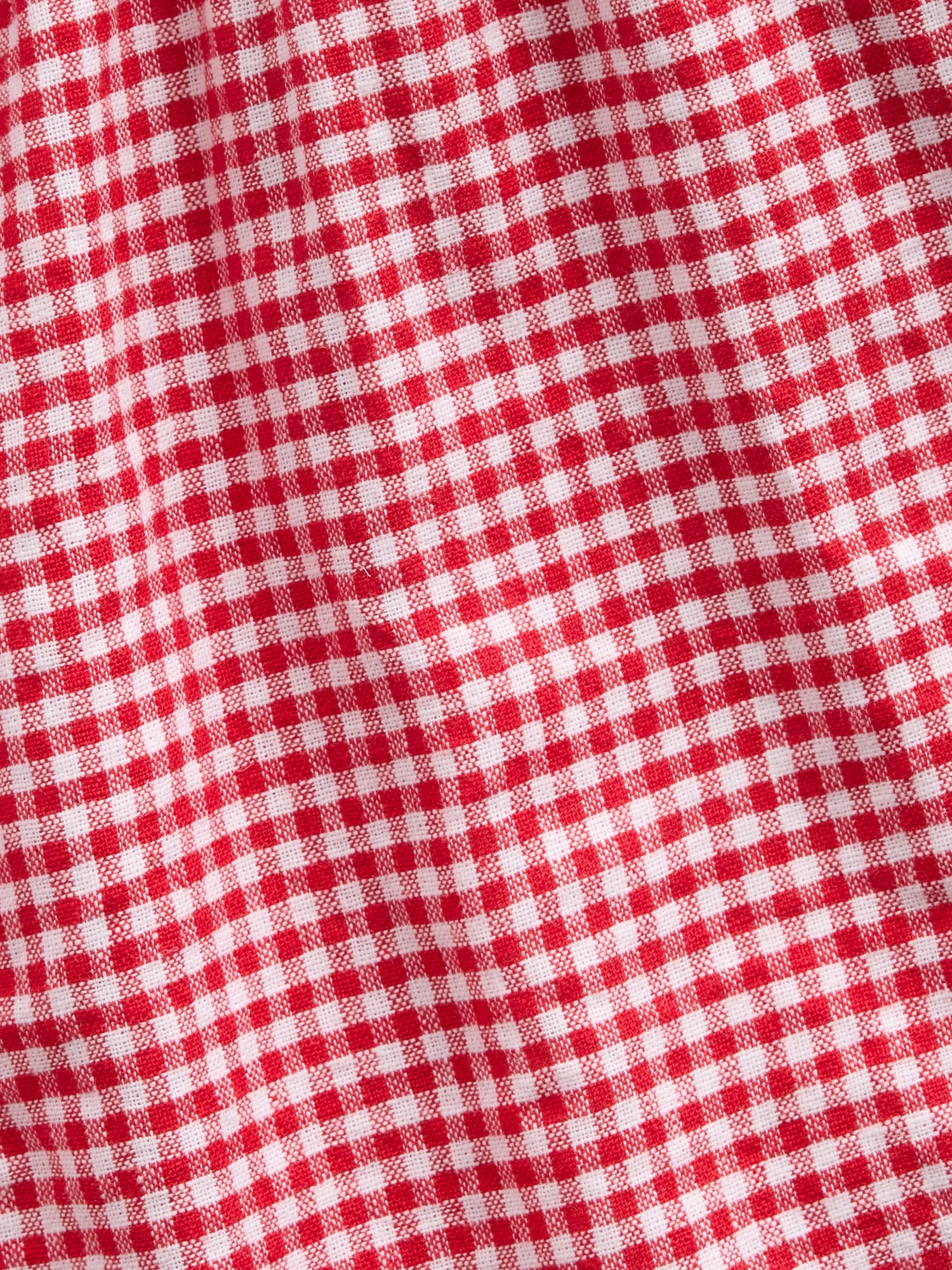 Kids Linen-Cotton Gingham Easy Shorts