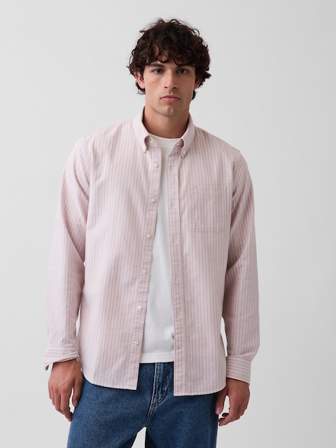 Plaid Oxford Button-Down Shirt