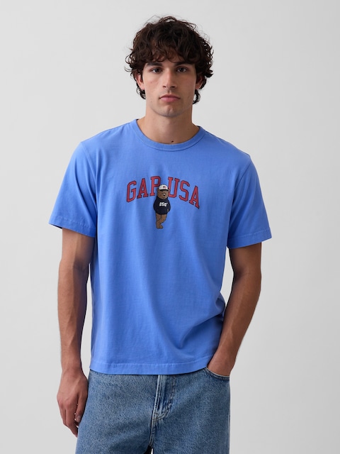 Relaxed Branan Bear Logo T-Shirt