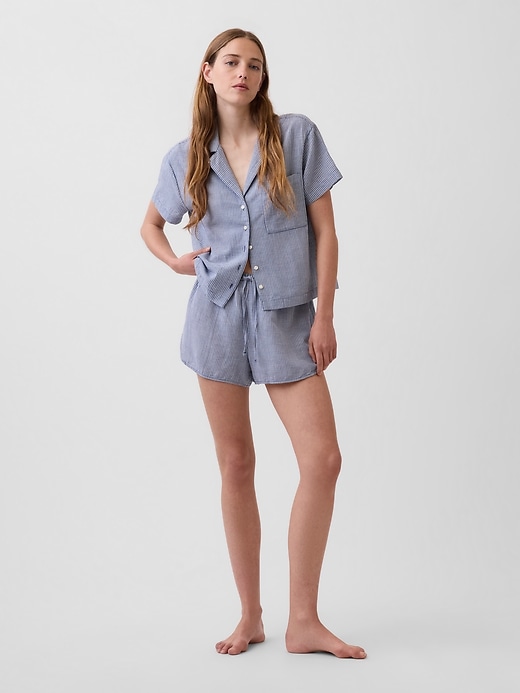 Image number 1 showing, Crinkle Gauze PJ Shorts