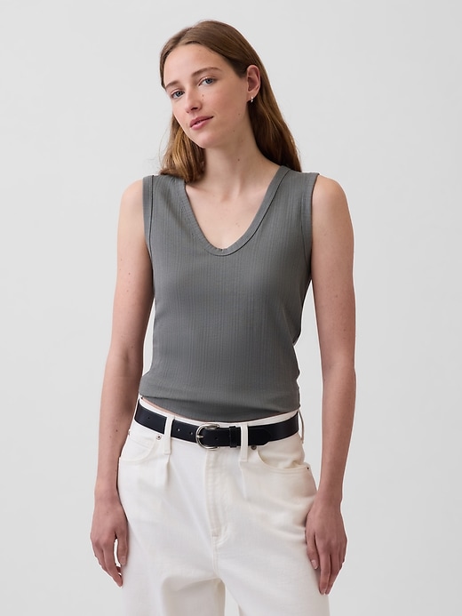 Image number 1 showing, Modern Rib Tank Top