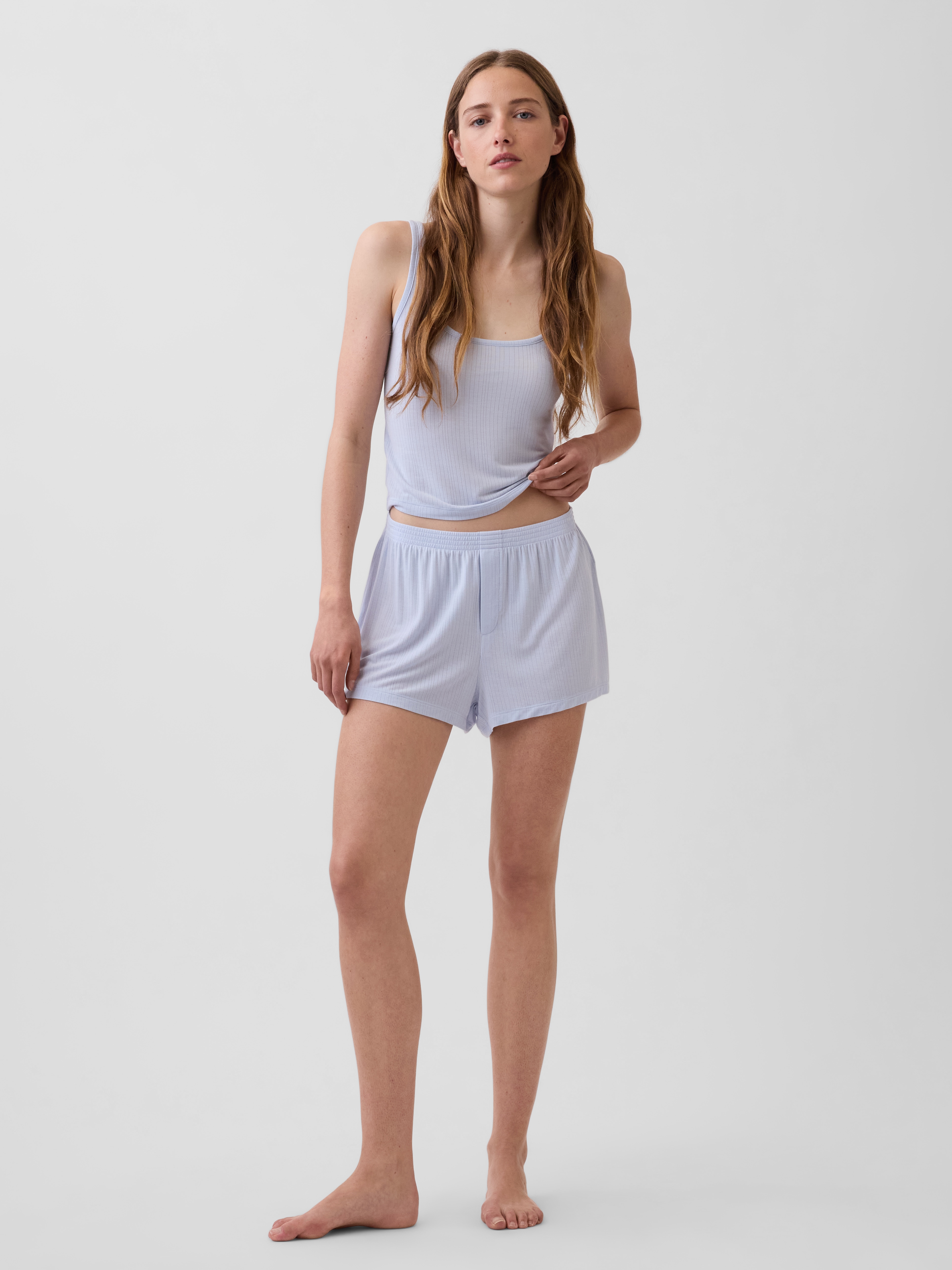 Softest Modal Rib PJ Shorts