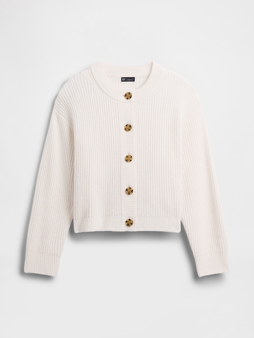 Image number 6 showing, CashSoft Oversized Shaker-Stitch Cardigan