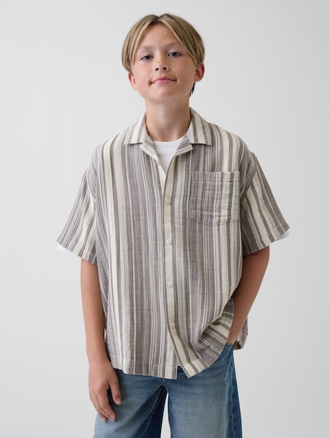 Kids Cotton Gauze Shirt