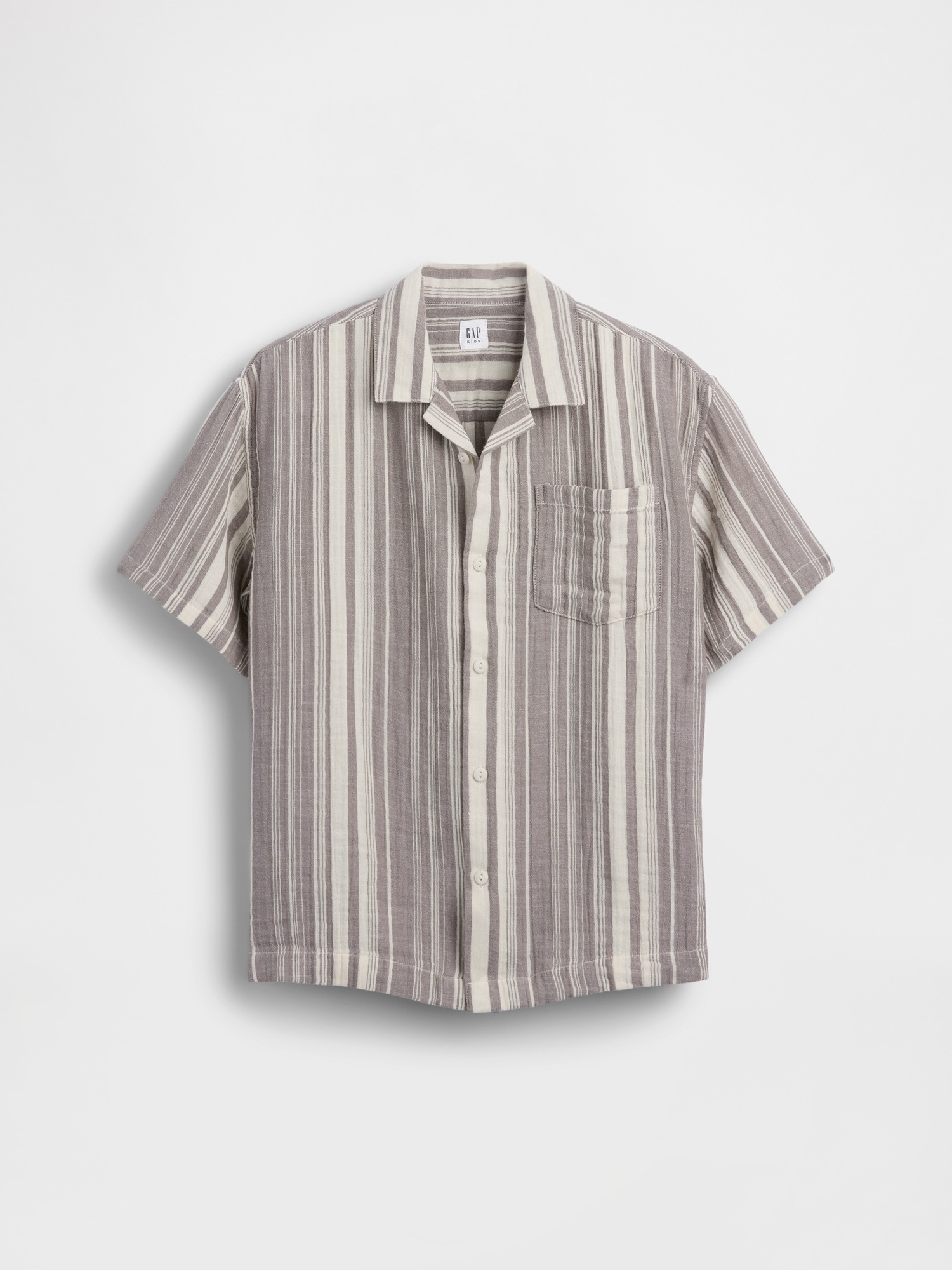 Детские рубашки Gap Kids Relaxed Vacay Shirt — фото 2