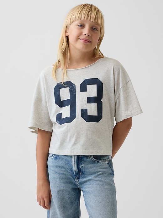 Kids Oversized Wide-Neck T-Shirt from GAP - $12