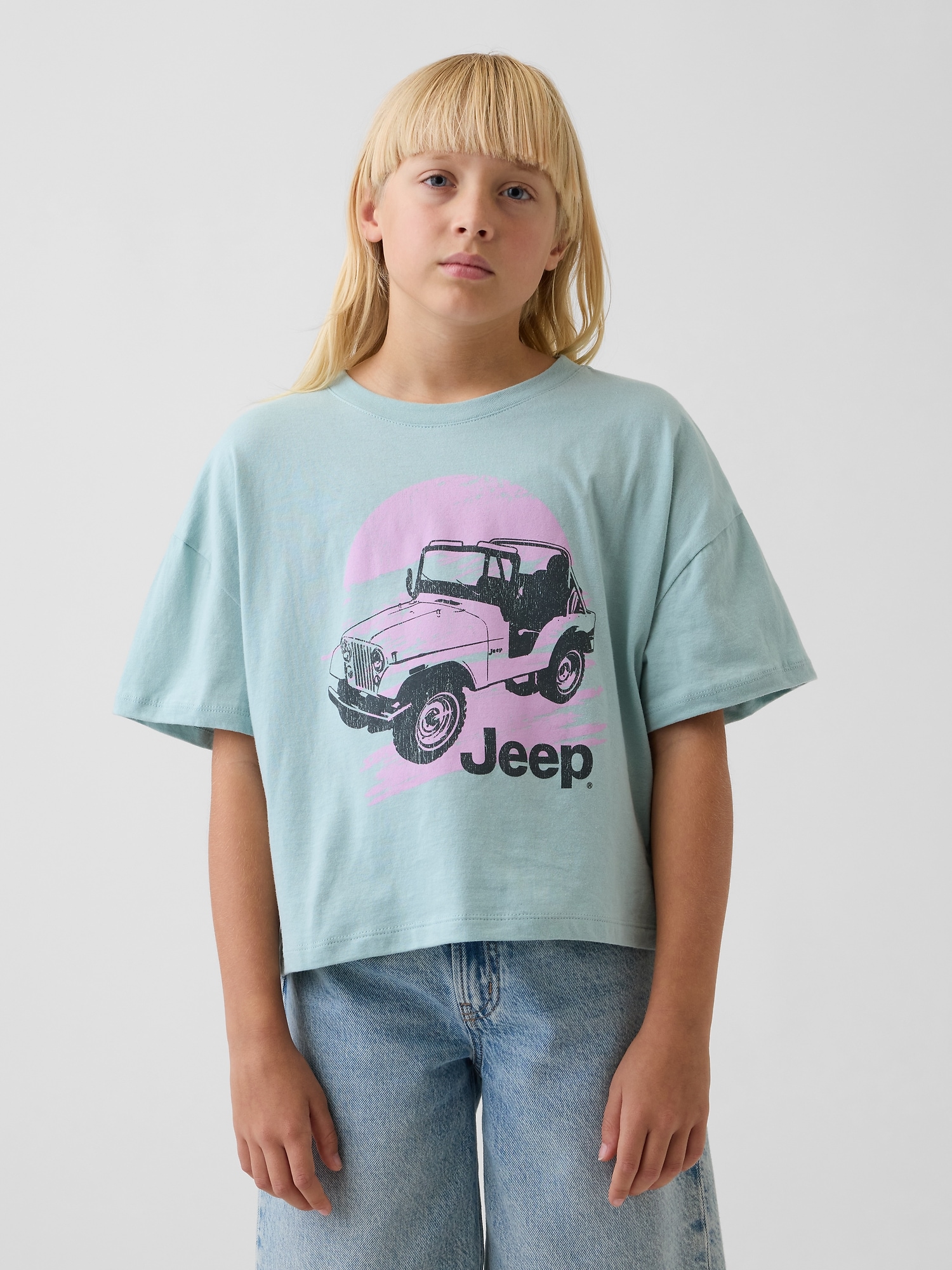 Kids Oversized Graphic T-Shirt