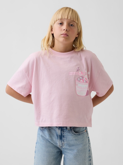 Kids Hello Kitty Oversized Boxy T-Shirt
