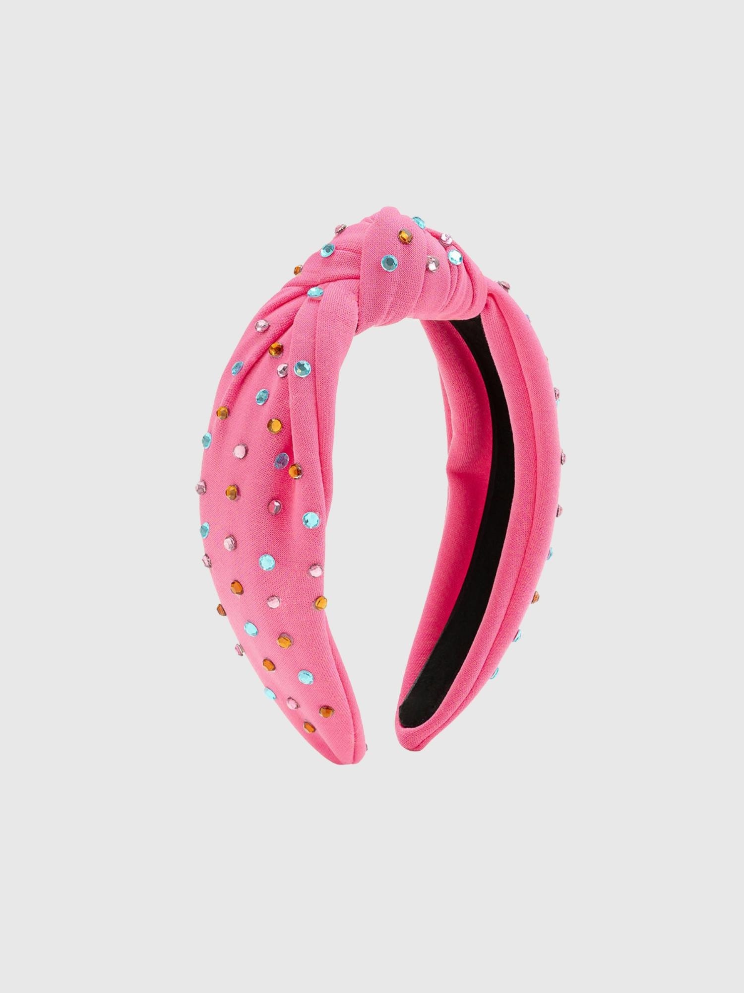 Gap Sweet Wink Raspberry Rhinestone Headband