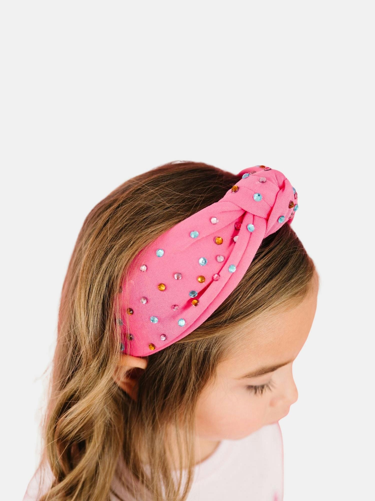 Gap Sweet Wink Raspberry Rhinestone Headband — фото 2