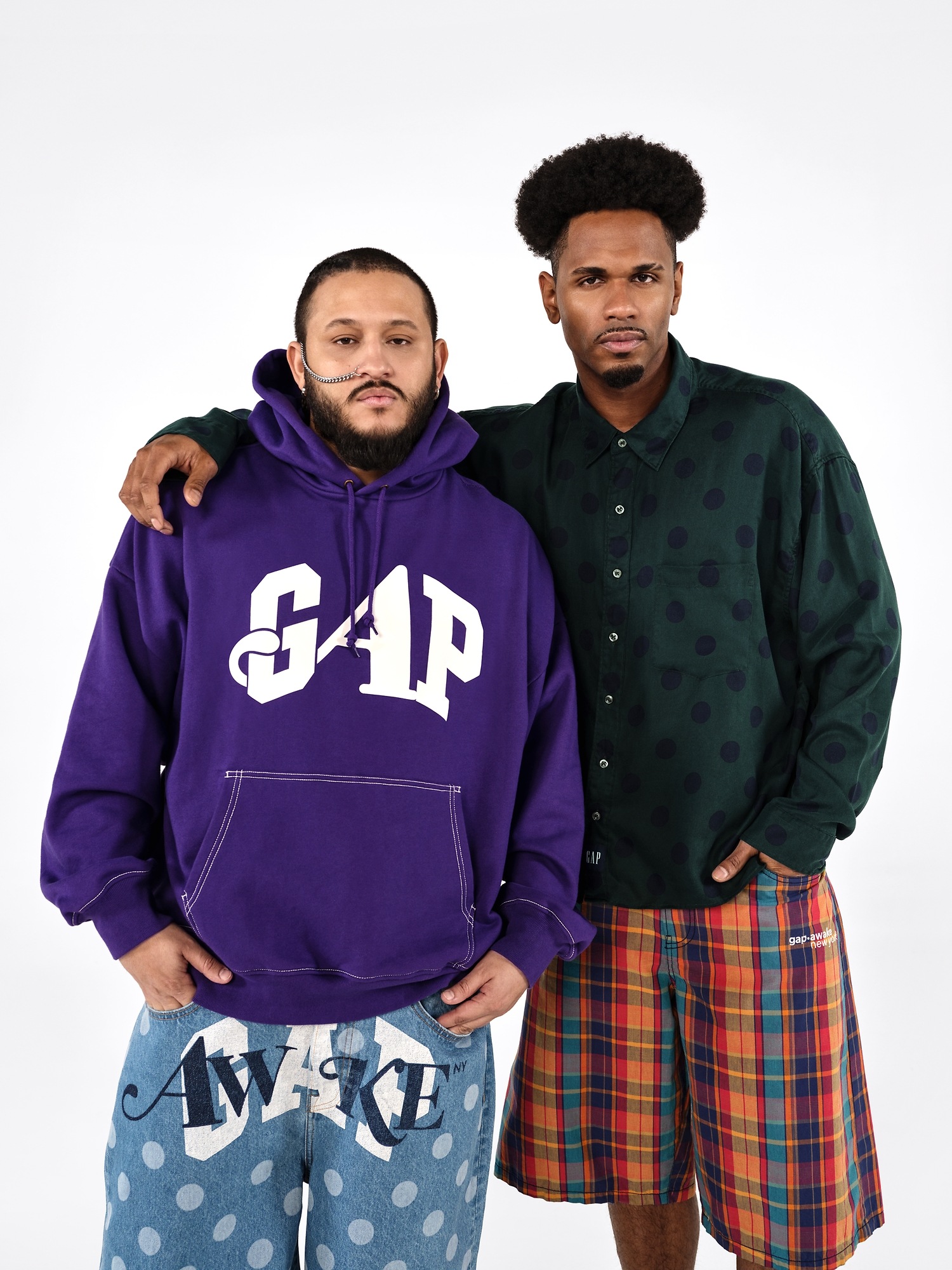 Мужские худи Gap × Awake NY Heavyweight Oversized Logo — фото 8