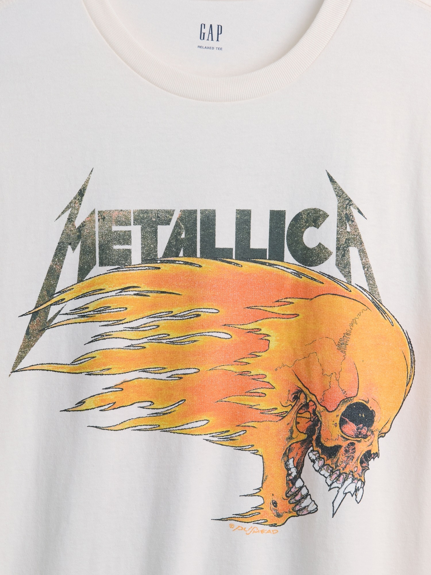 Мужские футболки Gap Metallica Relaxed Graphic T-Shirt — фото 4