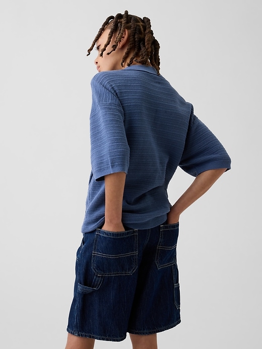 Image number 3 showing, Kids Relaxed Polo Sweater Shirt