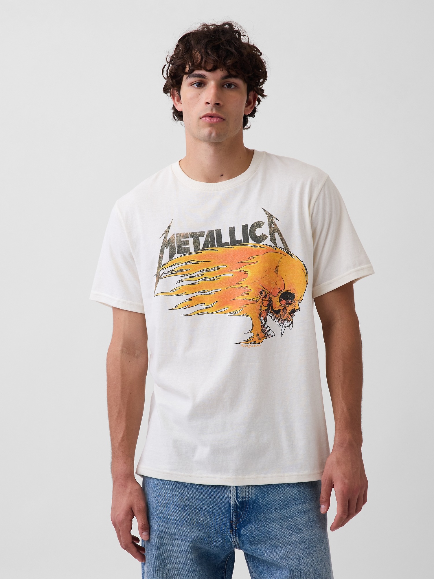 Мужские футболки Gap Metallica Relaxed Graphic T-Shirt