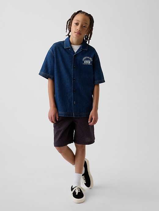 Image number 1 showing, Kids Relaxed Easy Bermuda Shorts
