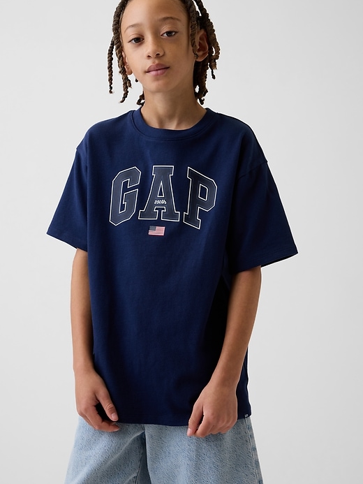 Image number 1 showing, Kids Relaxed Gap Logo T-Shirt