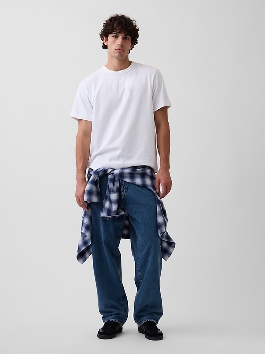 Image number 2 showing, Adult Heavyweight Relaxed Logo T-Shirt