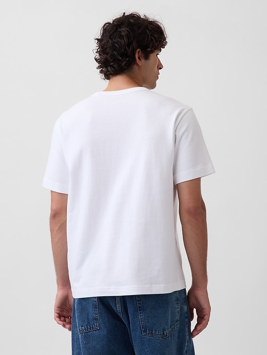 Image number 3 showing, Adult Heavyweight Relaxed Logo T-Shirt