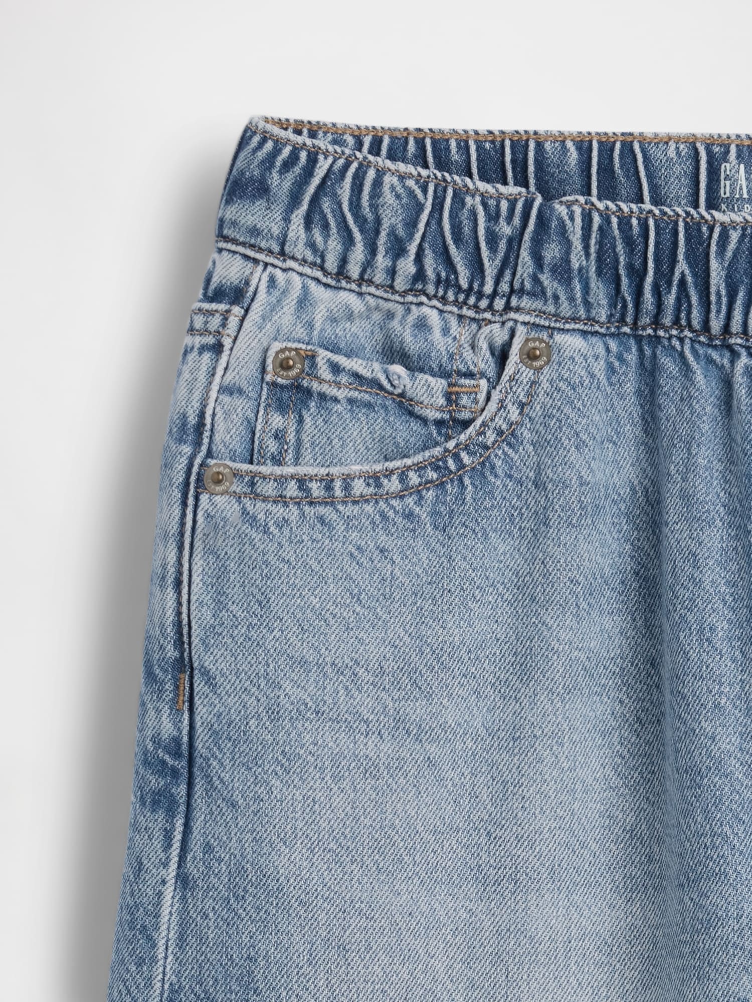 Детские джинсы Gap Kids UltraSoft Easy Baggy Taper Jeans — фото 6