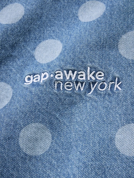Image number 6 showing, Gap × Awake NY ‘90s Loose Dotted Denim Shorts  