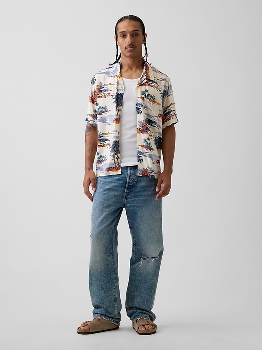 Image number 2 showing, Relaxed Camp Collar Shirt