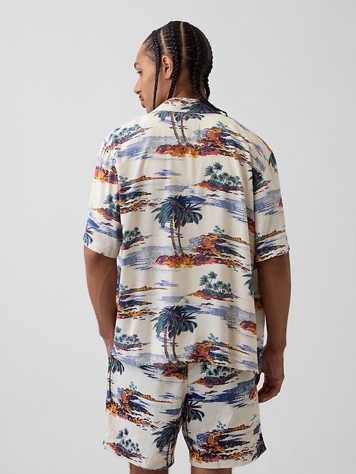 Image number 3 showing, Relaxed Camp Collar Shirt