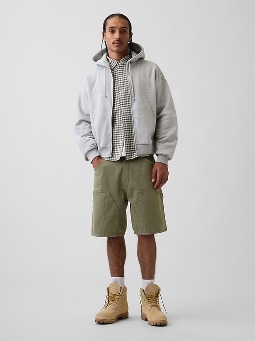 Image number 6 showing, 9" Loose Denim Carpenter Shorts