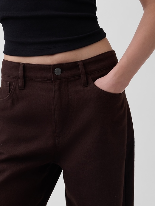 Image number 5 showing, Linen-Cotton Wide-Leg Pants