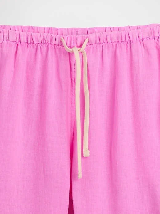 Image number 5 showing, 6" Linen-Blend Easy Shorts