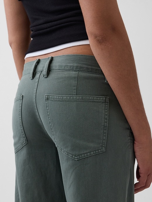 Image number 5 showing, Low Rise '90s Loose Khakis