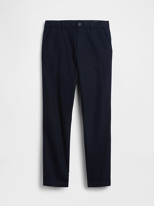 Image number 7 showing, Linen-Cotton Relaxed Straight Trousers