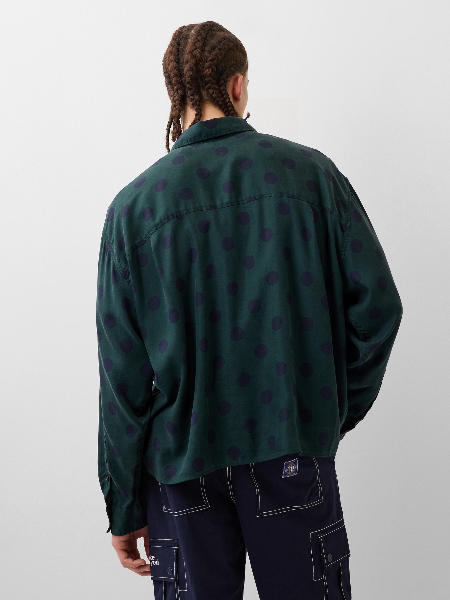 Gap × Awake NY Twill Dotted Big Shirt