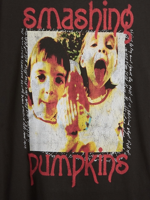 Image number 4 showing, Smashing Pumpkins Relaxed Graphic T-Shirt