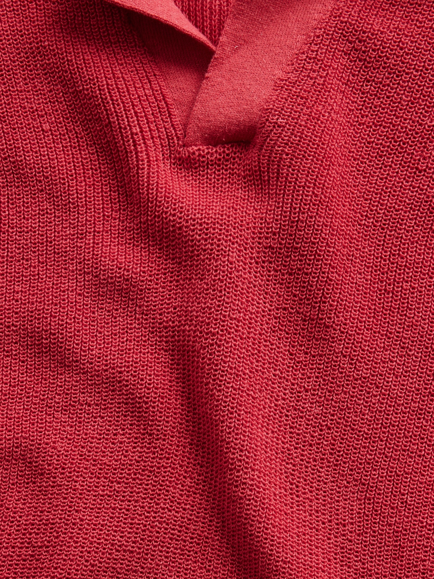Мужские свитеры Gap Linen-Blend Camp Polo Sweater Shirt — фото 4
