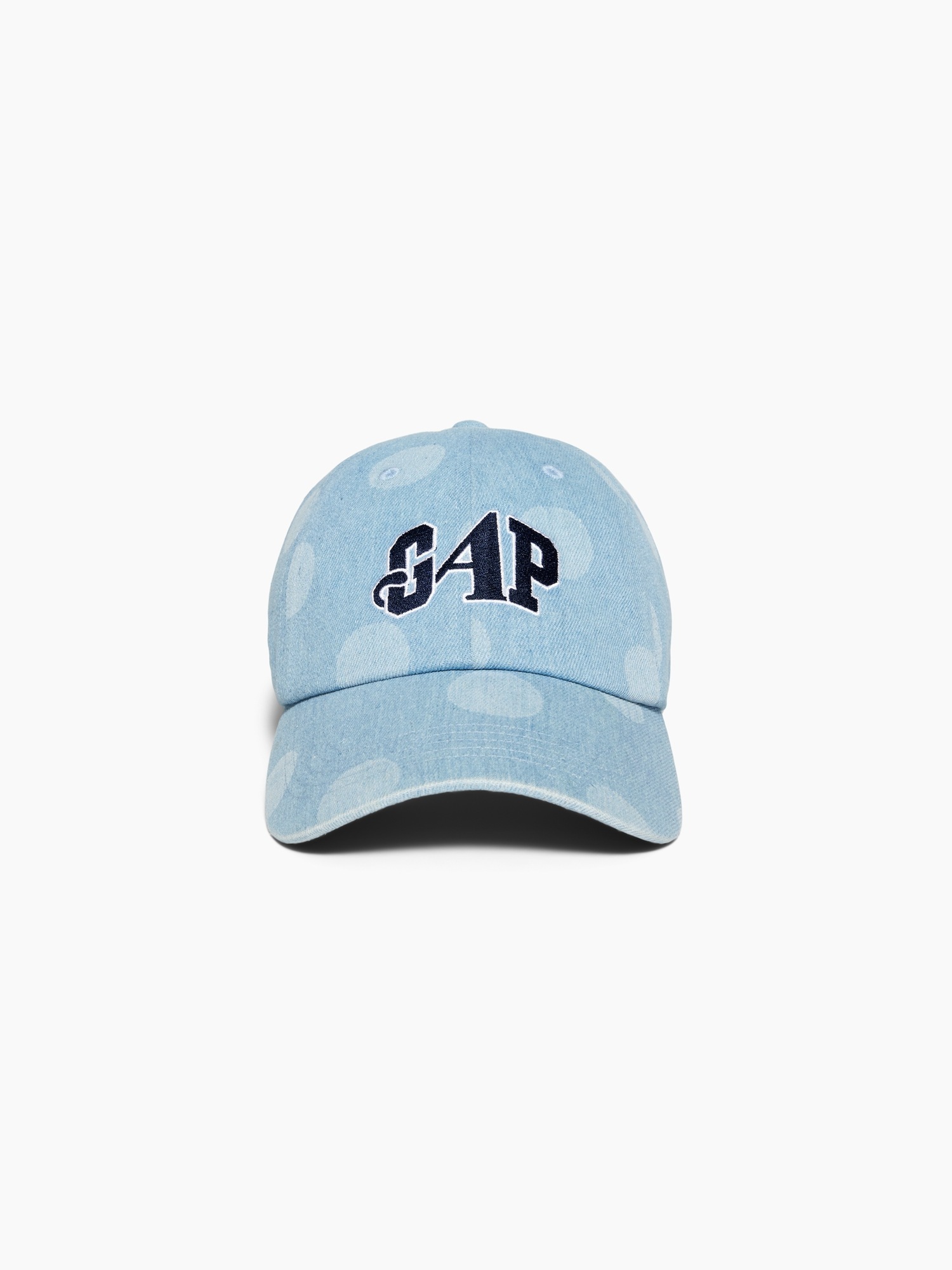 Мужская джинсовая бейсболка Gap x Awake NY в горошек — фото 2