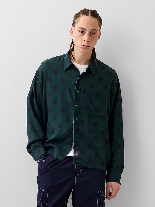 Image number 1 showing, Gap × Awake NY Twill Dotted Big Shirt