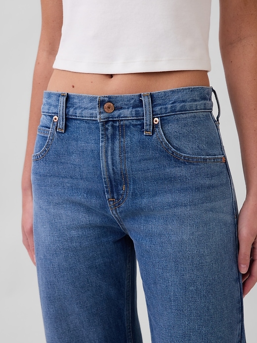 Image number 5 showing, Mid Rise Slim Barrel Jeans