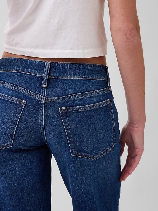 Image number 5 showing, Low Rise Stride Wide-Leg Jeans