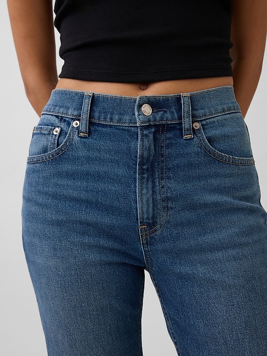 Image number 5 showing, High Rise ’90s Slim Straight Crop Jeans