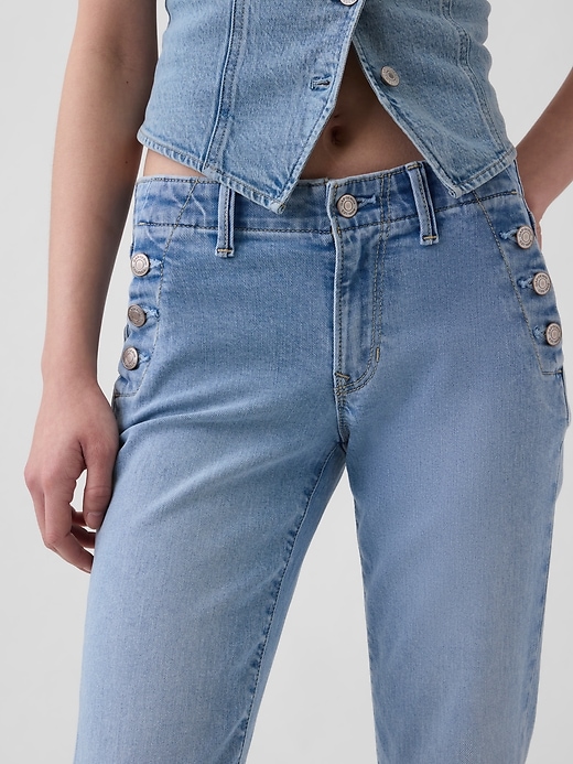 Image number 5 showing, Low Rise Long & Lean Sailor Jeans