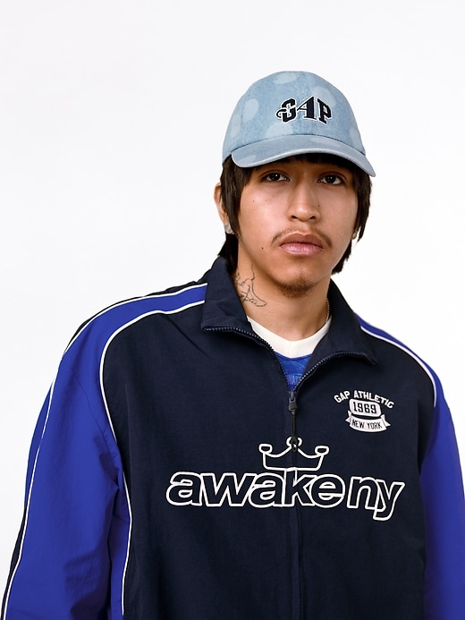Image number 1 showing, Gap × Awake NY Dotted Denim Baseball Hat