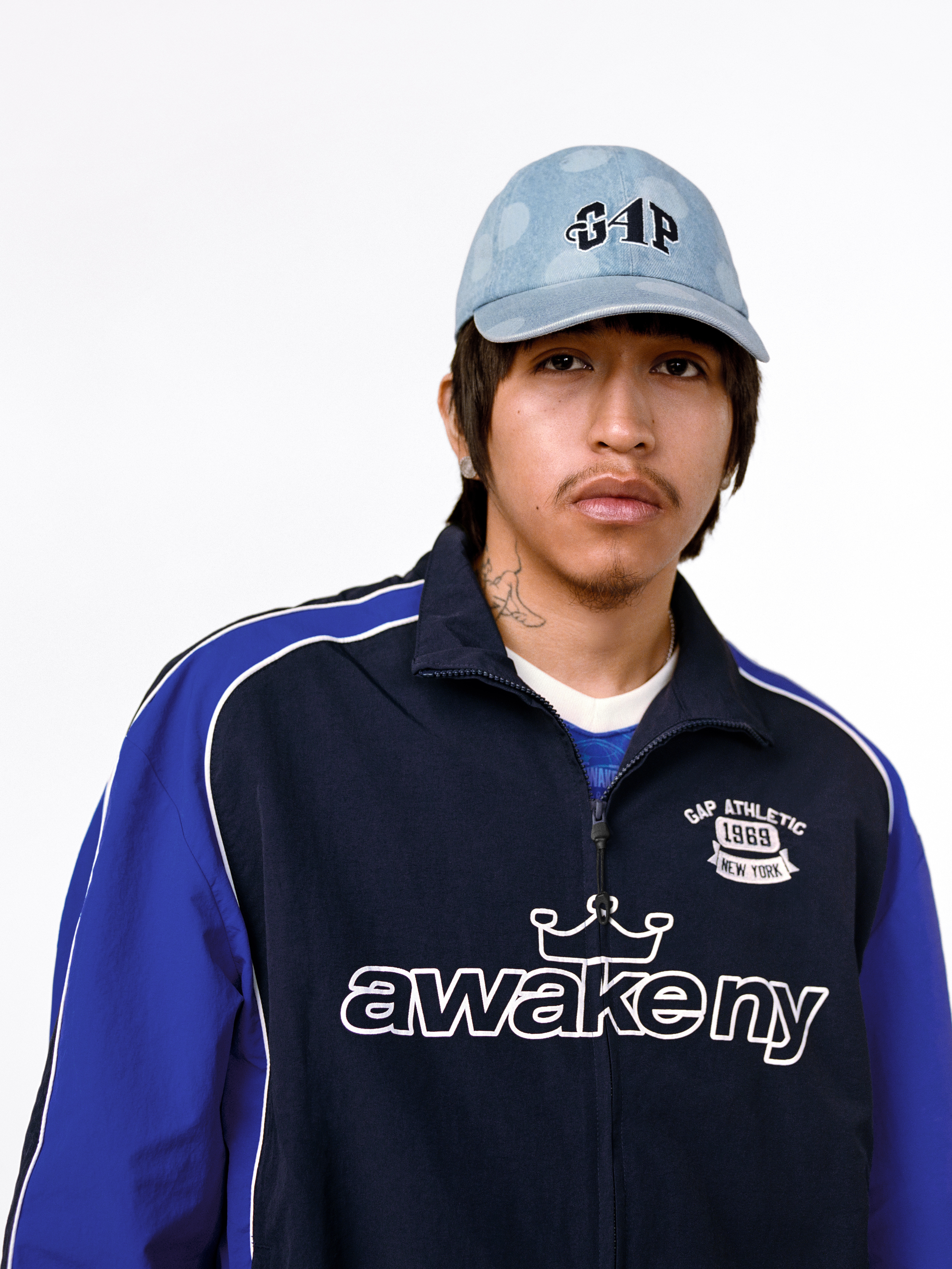 Gap × Awake NY Dotted Denim Baseball Hat