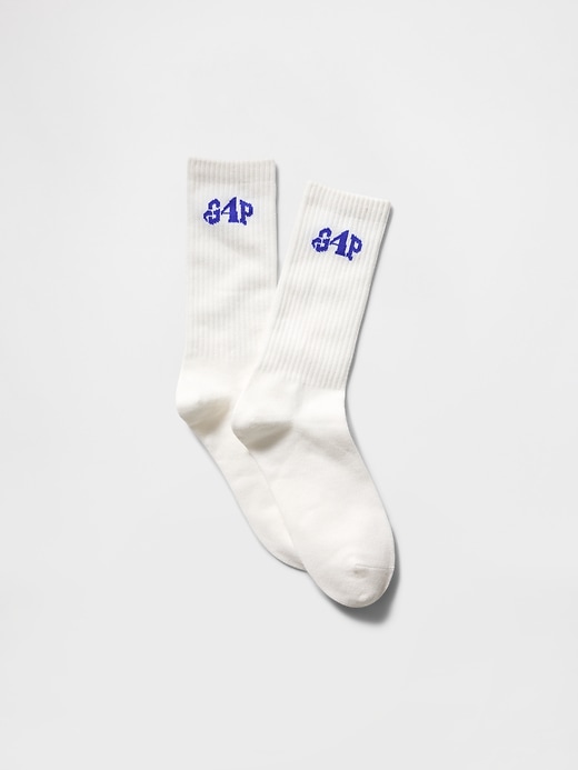 Image number 1 showing, Gap × Awake NY Logo Crew Socks