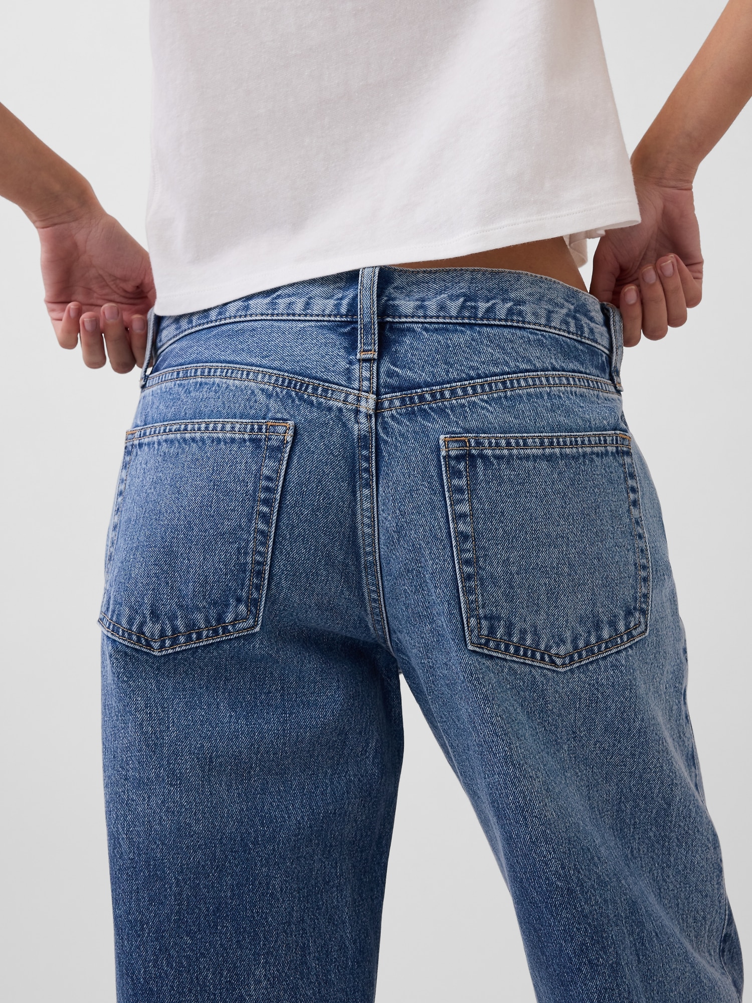 Low Rise Rigid '90s Loose Jeans