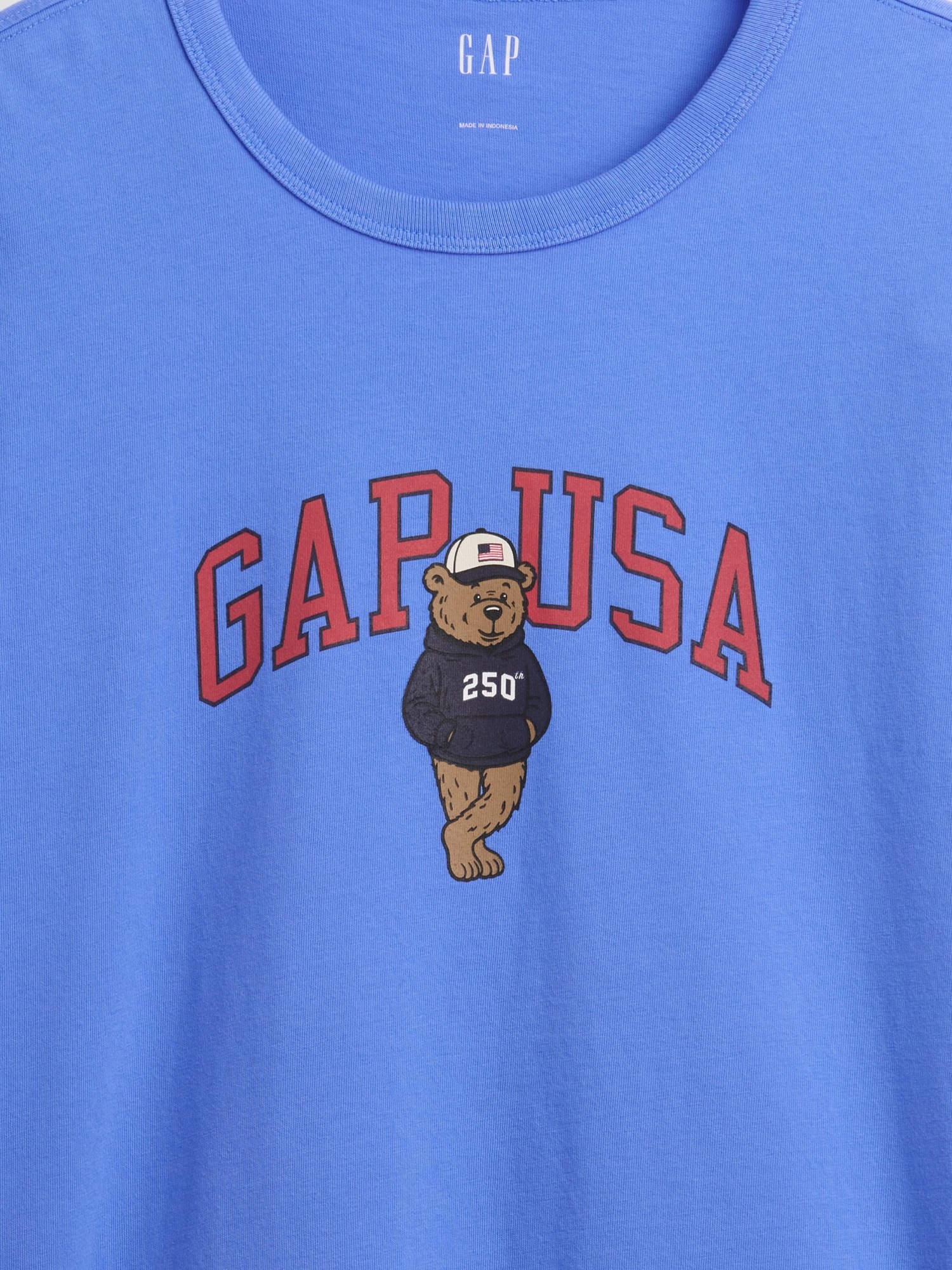Мужские футболки Gap Relaxed Branan Bear Logo T-Shirt — фото 4