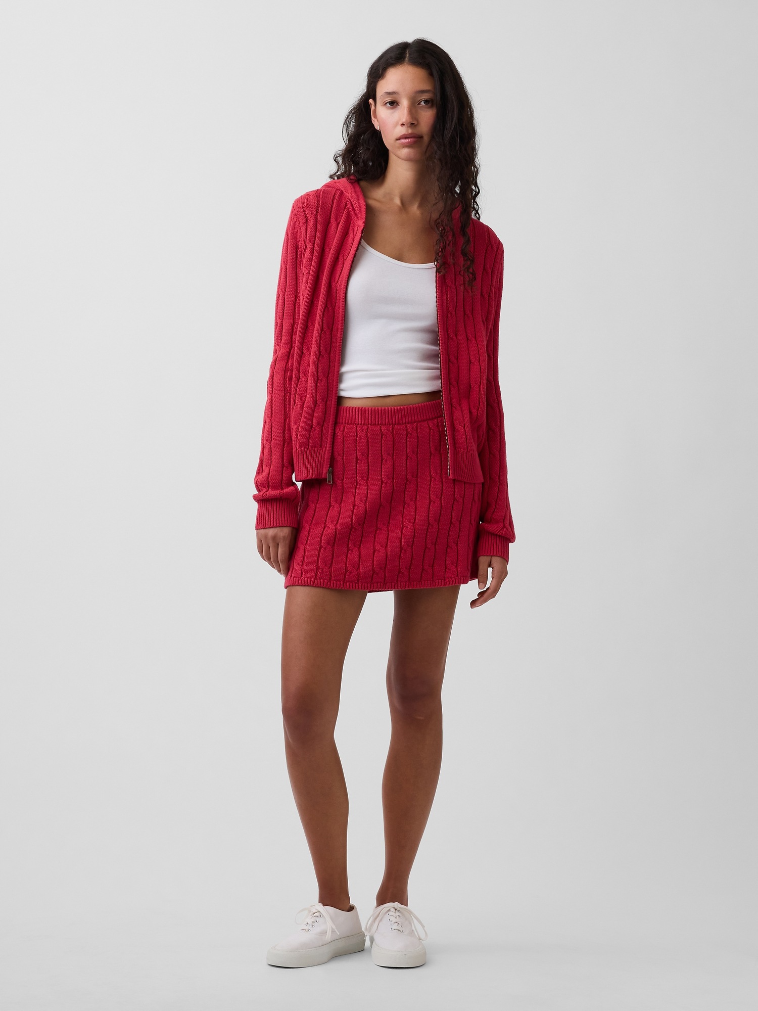 Женские юбки Gap 100% Cotton Cable-Knit Mini Skort